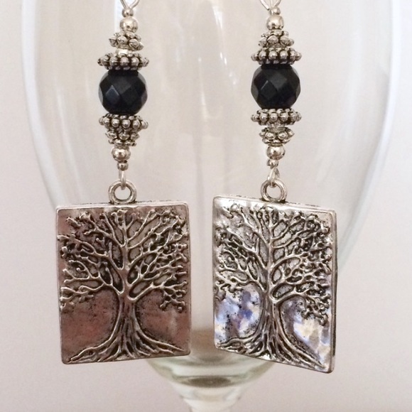 Tree of life  earrings - Picture 2 of 8